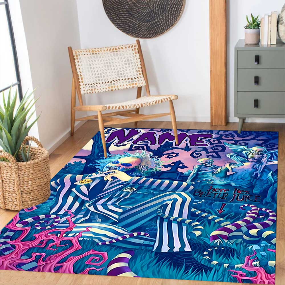 Warner (29) Customize your name rug, office chair cushion, home bedroom living room gift.