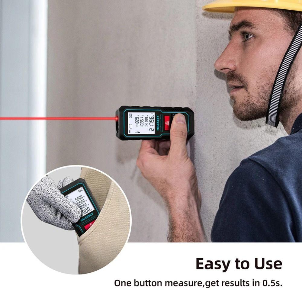 Цифровой лазерный дальномер 40M 60M 80M 100M Лазерная рулетка Лазерный дальномер Измерительный инструмент
