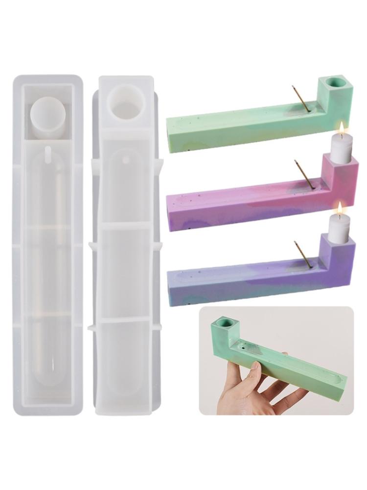 Подставки для благовоний, силиконовые формы, форма для эпоксидной смолы, подсвечник, форма для ароматерапии, инструмент для декора-палка