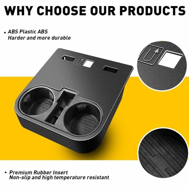 Подходит для F150 F250 F350 F450 HC3Z2813562AB Автомобильный передний центральный консольный держатель для стакана воды кронштейн-органайзер прочный