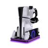 Uniraku Multifunctional Charging Storage Stand for PS5 Slim PS5 Multifunctional Vertical Cooling Docking Station PlayStation Portal Charging Charger