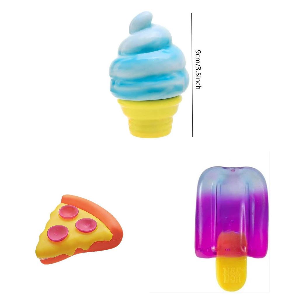 Needoh Конус для мороженого Nice Cream, сенсорный кубик для мороженого из силикона, для снятия стресса и творческой игры