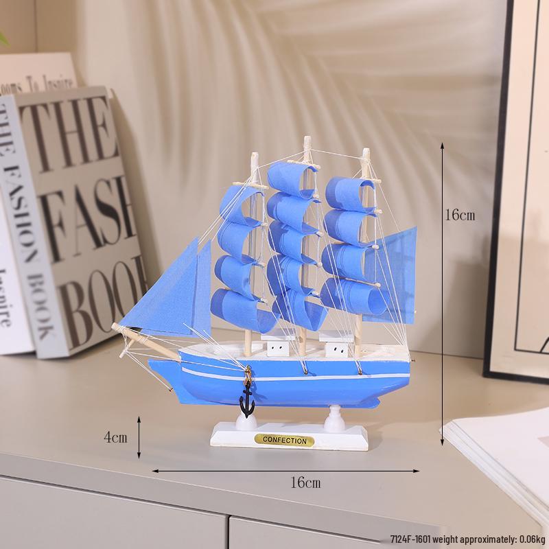 Орнамент Парусная лодка - Модель для украшения дома или офиса