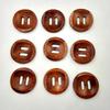 30mm Natural Wood Grain Two-Hole Coat Button for Clothing and Home Decor