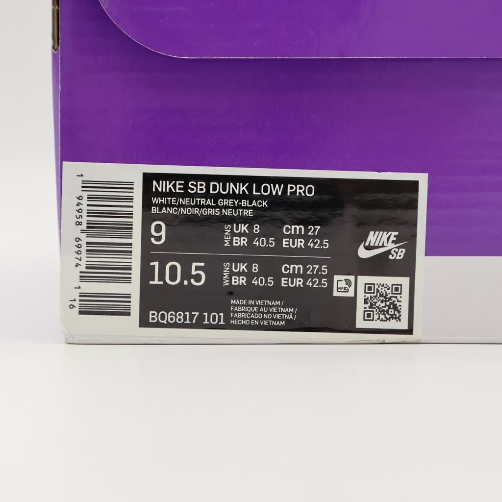 BQ6817-101 Nike SB Dunk Low Laser Blue White Black Gray