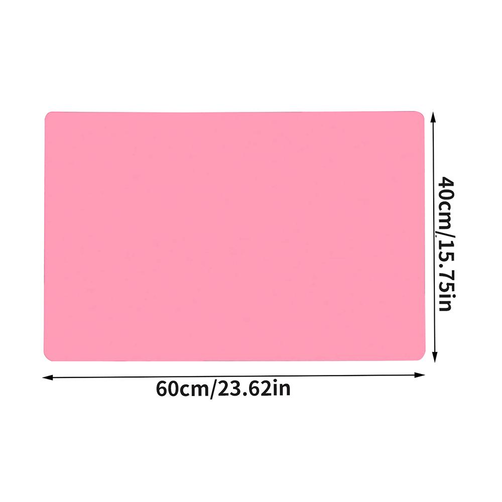 Table Protector Silicone Placemat 40x60cm Kids DIY Crafts Table Mat Heat Resistant Waterproof Non Slip Kitchen Counter Protector