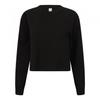 SF Womens/Ladies Slounge Crop Sweatshirt
