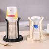 Disposable Cup Holder Desktop Paper Cup Organizer Creative Non Perforated Storage Rack for Home Office Coffee Tea Accessories