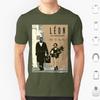 Футболка Leon Retro Movie Хлопок Мужская Женская Печать DIY Leon Leon Профессионал Фильм Профессионал Леон Монтана Матильда