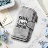 African Rhino Pattern Long Wallet Fashion Casual Large Capacity Card Holder Daily Use Portable Wallet