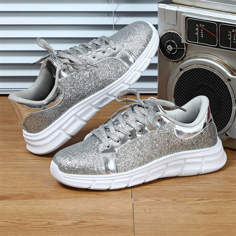 Fashion Bling Small Numbers Sabot Woman Running Transparent Shoes Women Sneakers Big Size Sport Leisure Tenys Importers Fashion Fat