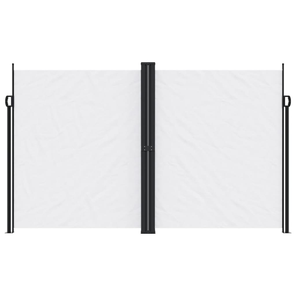 Retractable Side Awning White 200 x 600 cm