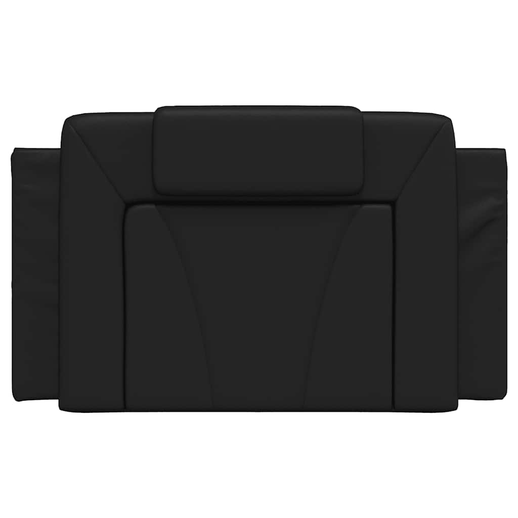 Vidaxl Poduszka Na Wezgłowie, Czarna, 80 Cm, Sztuczna Skóra