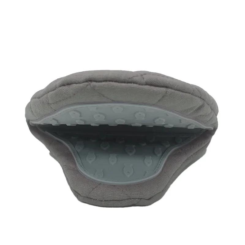 1 шт. Кухонные силиконовые прихватки для духовки, термостойкие, от ожогов, противоскользящие, прихватки, держатель для подноса, тарелки, миски, для выпечки, изоляционные, ручной зажим