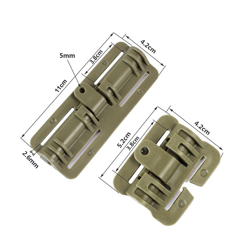 Tactical Vest Quick Release Buckle Slider Tactical Vest Buckle Molle Strip Modul
