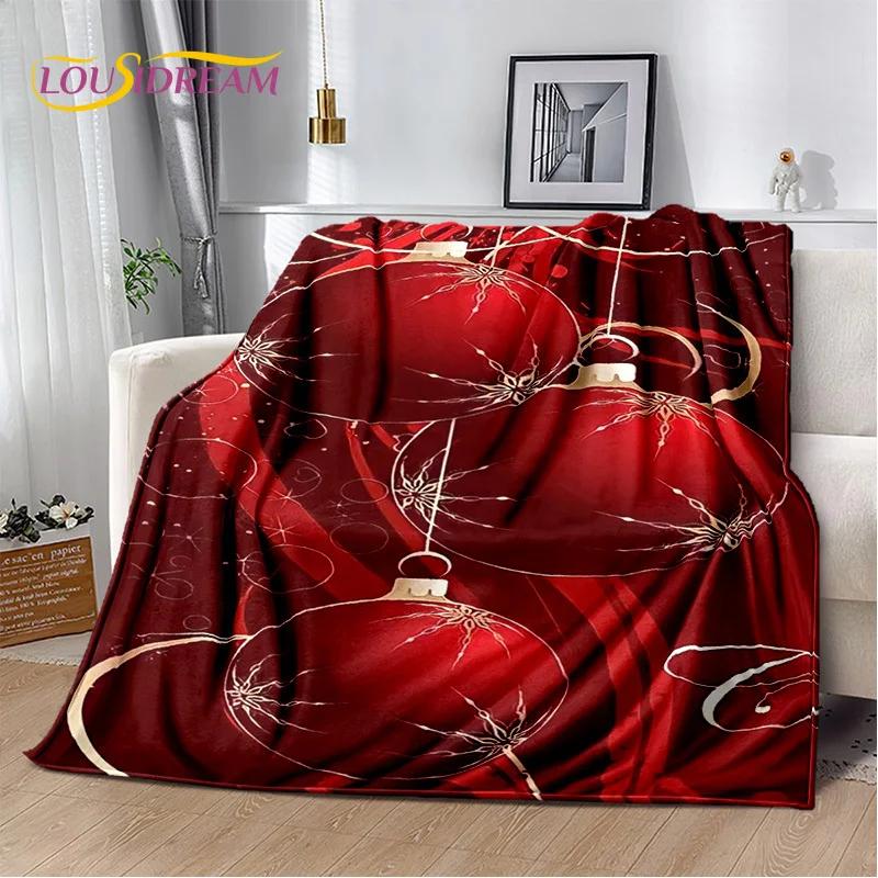 Merry Christmas Tree Santa Claus Gift Plush Blanket,Flannel Blanket Throw Blanket for Living Room Bedroom Bed Sofa Picnic Hiking