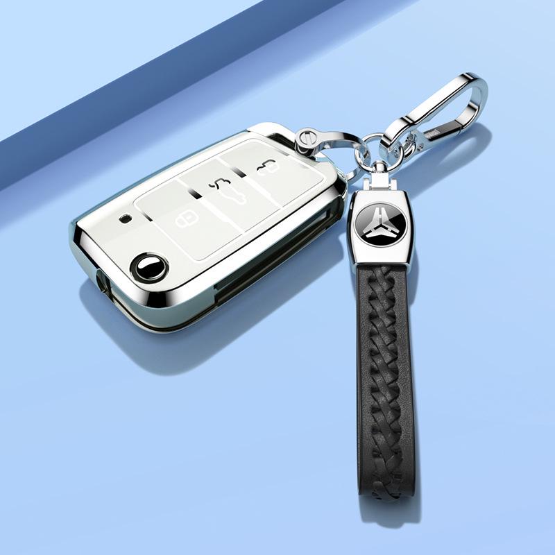 Чехол для ключа Volkswagen для Bora, Sagitar, Lavida, Jetta, Passat, Polo, Tiguan и Golf.