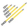 6Pcs Impact Antislip Screwdriver Bit 1/4inch Hex Shank Magnetic Tip Crossing Screwdriver Bit Set Impact Bit