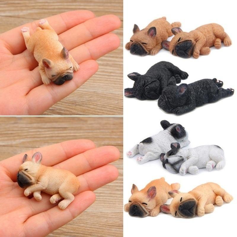 Small Bulldog French Bulldog Model Magnetic Sticker Handle Diy Fridge Sticker Magnetic Sticker