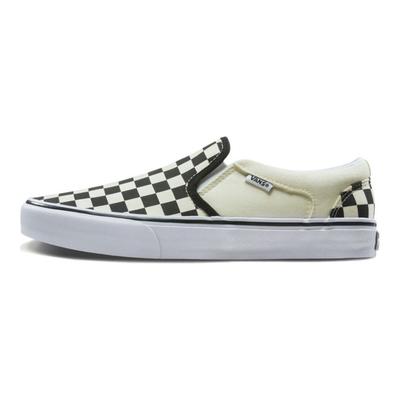 Кроссовки унисекс Asher Checkerboard Cream Black Natural VN000SEQIPD