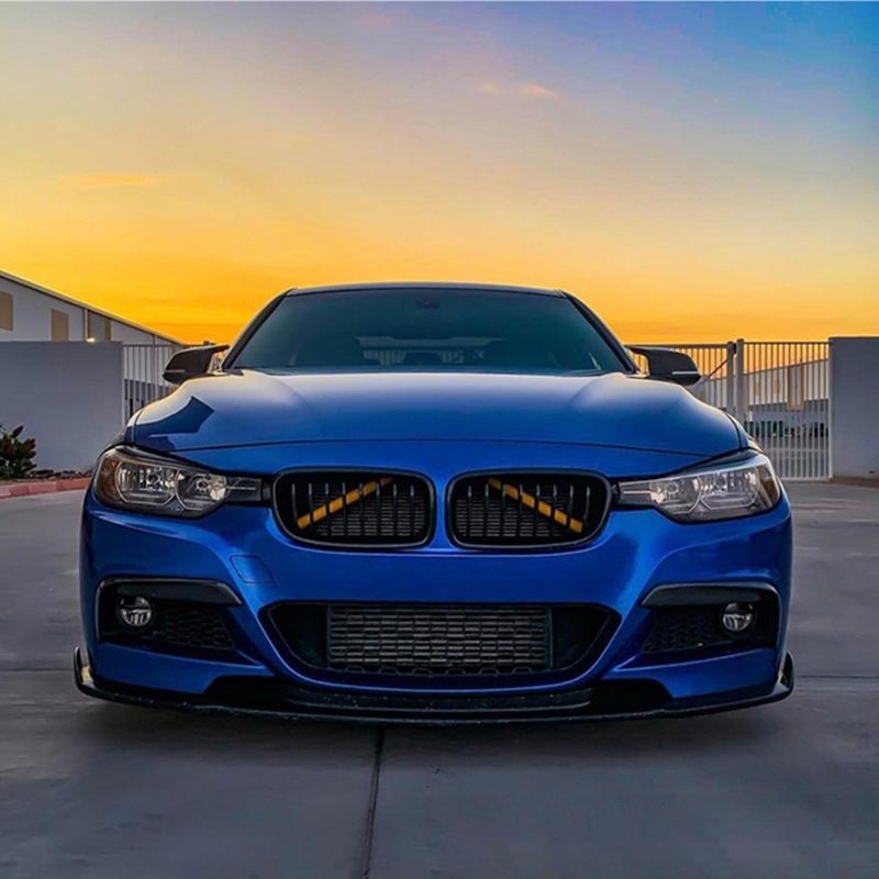 Для F30 F31 F32 F33 F34 F36 F20 F21 F22 F23 G29 Передняя решетка Вставка Декоративные полосы Крышка Рамка Украшения для автомобиля Наклейки