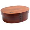 Miyoshi Lacquerware Honpo Magewappa Bento Bearded Large Bento 1 Plain Natural Made In Large Box, Magewappa-san, Box, Tier, 900ml, Wood, White, Wooden,