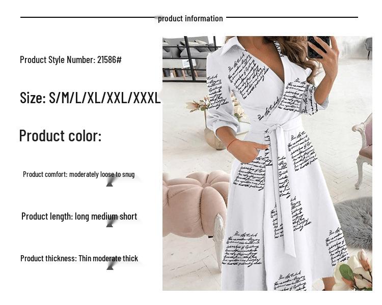 Женское Модное Платье Bodycon с V-образным вырезом и Принтом, Длинный Рукав 2025