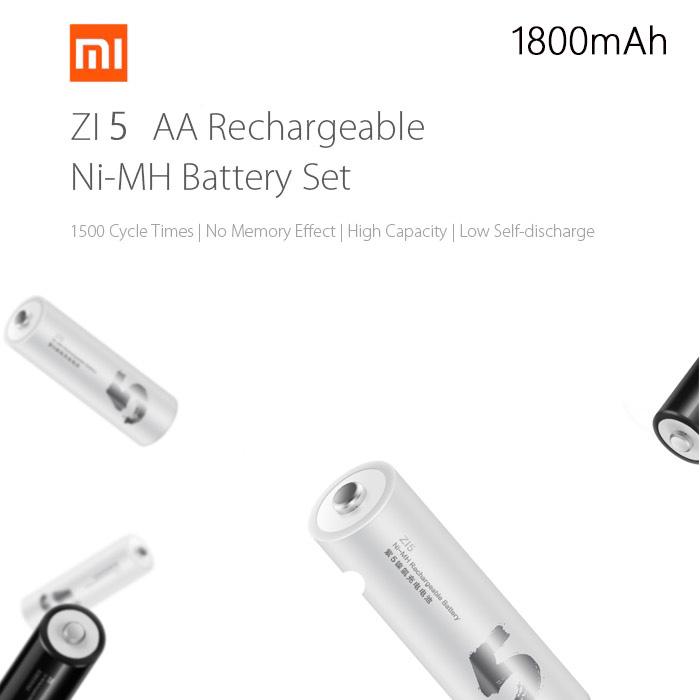 4 шт./лот XIAOMI YOUPIN ZMI ZI7 AAA 700 мАч аккумулятор ZI5 AA 1800 мАч Ni-MH аккумулятор Power Bank аккумулятор