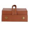Portable Sunglasses Travel Organizer Storage Case Box for Glasses Storage DisplayBrown