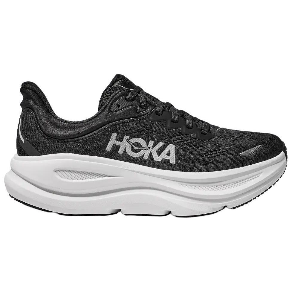 HOKA One One Bondi 9 'Черный Белый' Мужские 1162011-BWHT