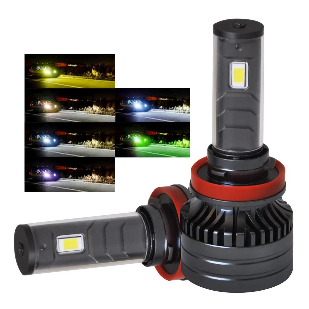 High Brightness LED Headlight, H8, H9, H11, H16, Angle Adjustable, 40,000 LM, Compatible with
