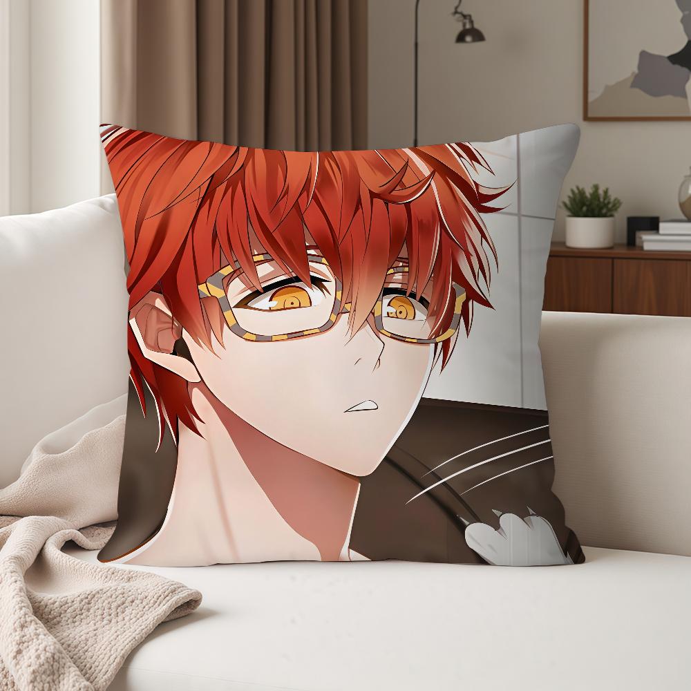 Hot Game MMystic Messenger 707 Pillow Case Suitable For Bedrooms Living Rooms Cars Home Decoration