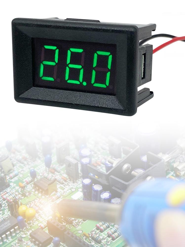 DC0-30V 0,36 дюйма 2-проводная цифровая светодиодная панель дисплея Вольтметр Цифровой светодиодный мини-дисплейный модуль для автомобиля Мотоцикла