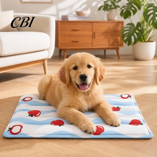Non-toxic Pet Cooling Pad Gel Mat, Waterproof Dog Mat Bed, Summer Cooler for Cats Dogs Home Car Travel Use