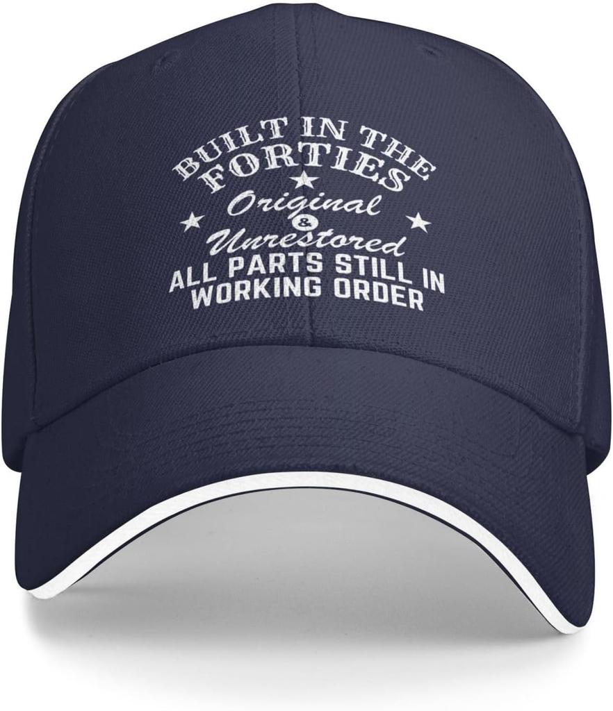 Built in The Forties Original Unrestored Baseball Cap Vintage Adult Gift