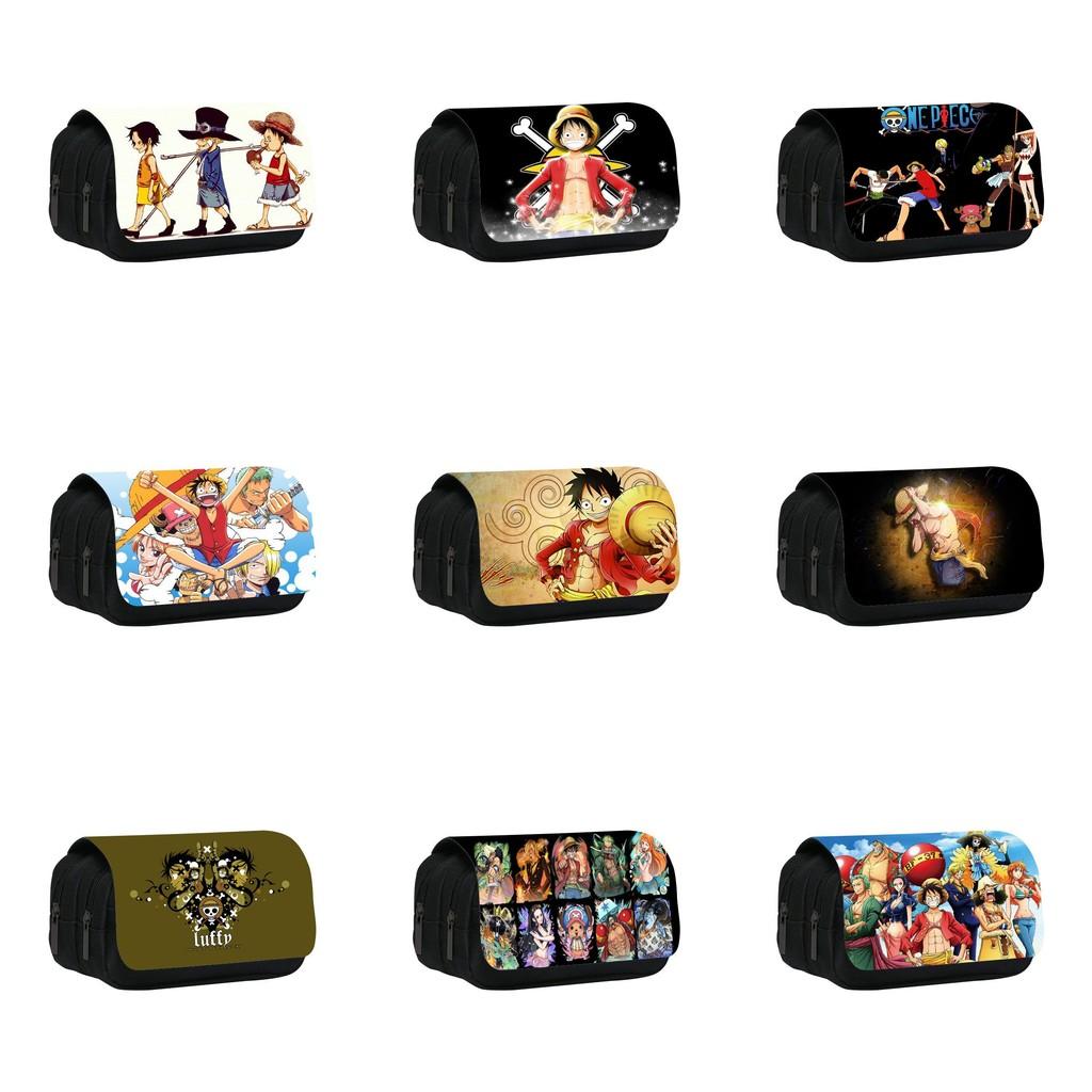 One Piece Large Capacity Double Layer Stationery Bag With Durable Nylon Material