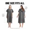 Bathrobe Microfiber Surf Poncho Towel Hooded Thick Beach Robe Soft Extra Large Changing Poncho Beach