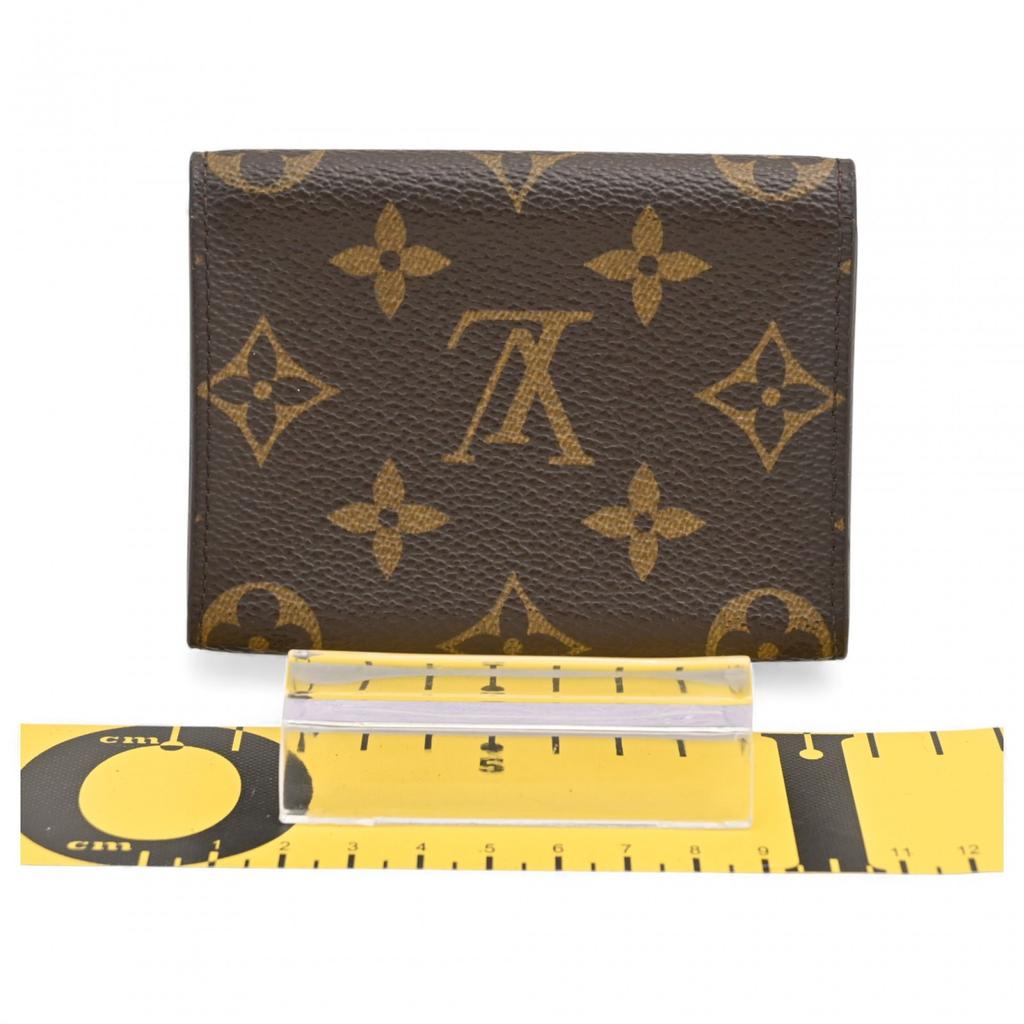Оригинал LOUIS VUITTON Monogram Конверт Визитница M63801 lv6924rf Б/У