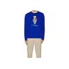 Polo Ralph Lauren Animal Print Crew Neck Long Sleeve T Shirt Men Tops Blue 710897346005