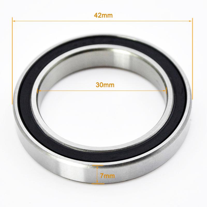 2pcs 6806 6807 6808 6809 6810 6811 6812 6813 6814 6815 6816 2RS DDU RS Bearing 6808RS Deep Groove Ball Bearings