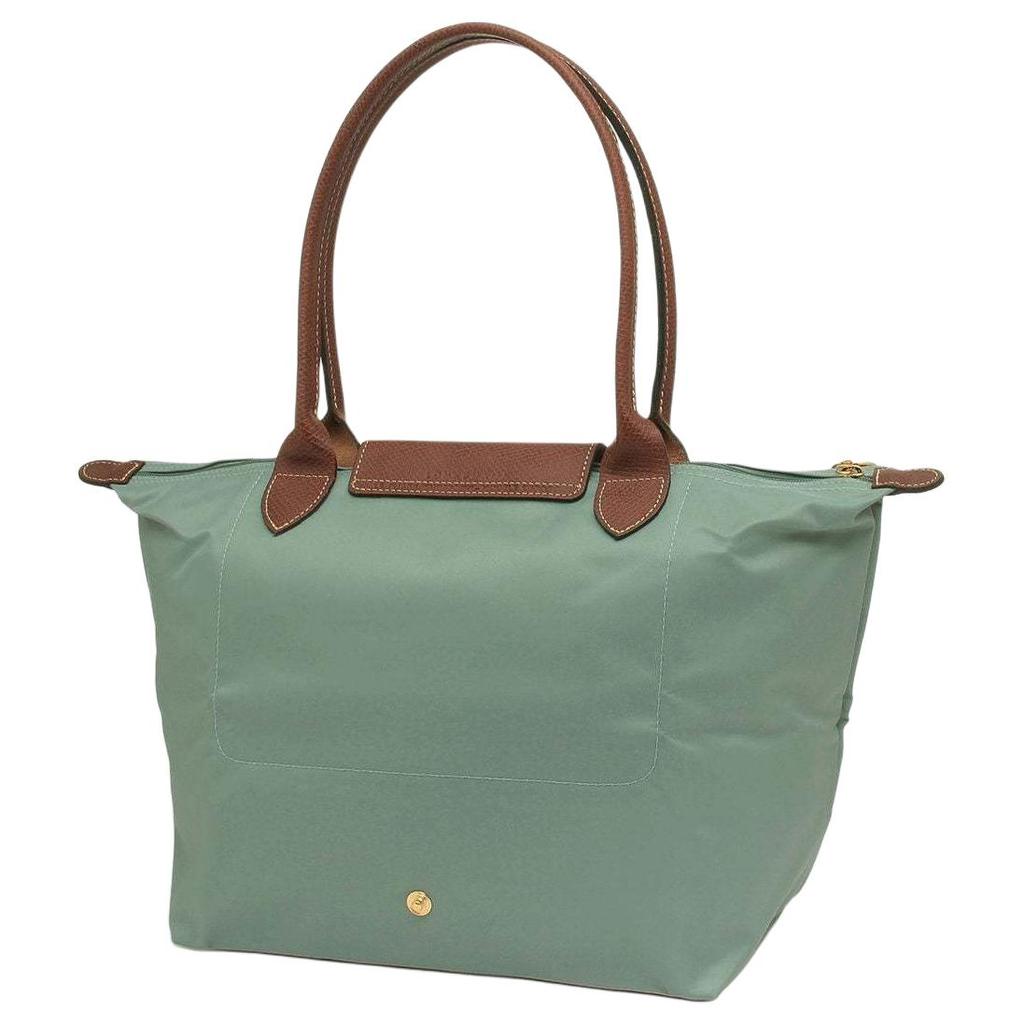 Longchamp Сумка-тоут Le Pliage с логотипом, нейлон, средняя, женская, цвет «Лазурный», 2605089P99