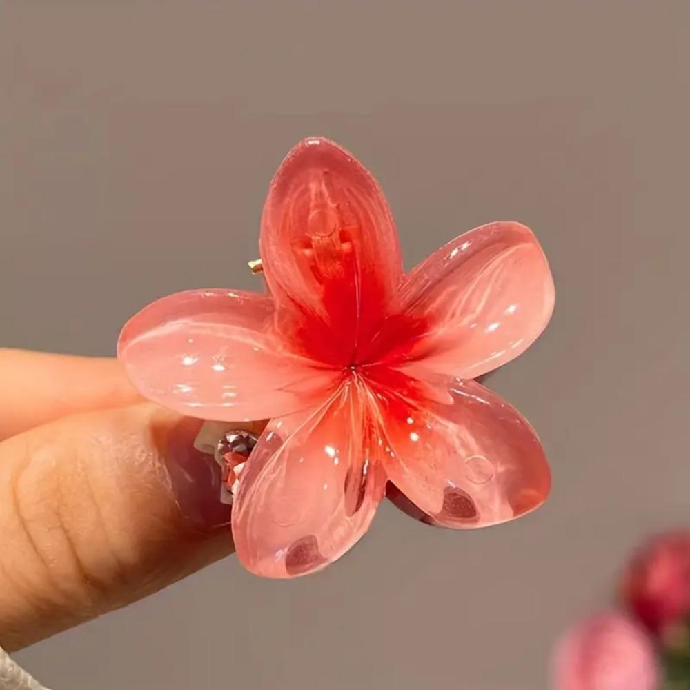 2/4/6 шт. Модные женские заколки-гвоздики с цветочным узором для волос в гавайском стиле для отдыха на пляже