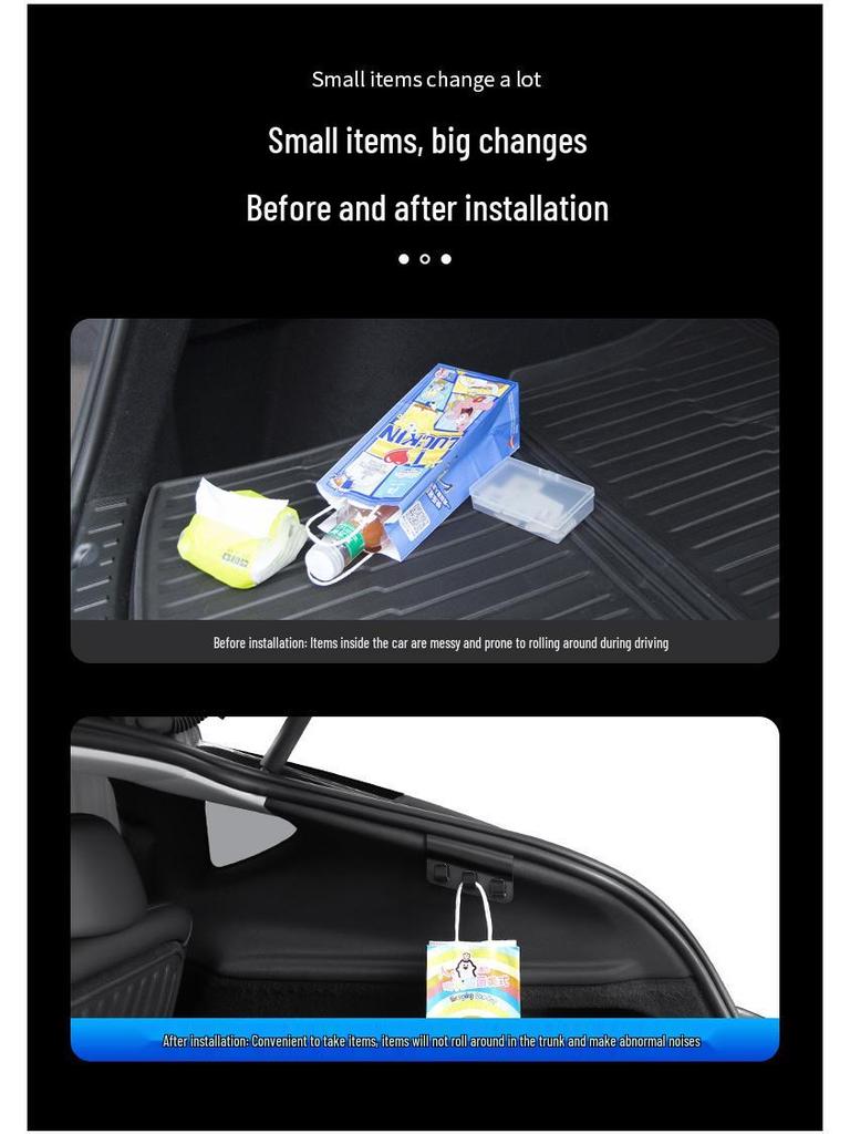 Model Y (6-Seater) Refreshed Tesla Trunk Side Hooks