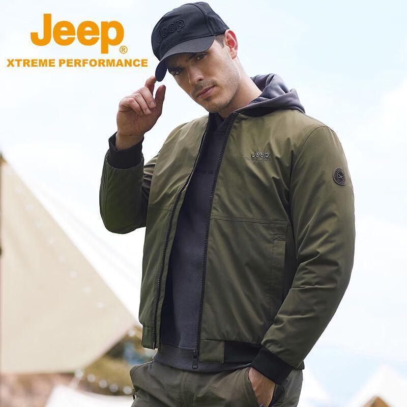 Jeep Мужская рабочая куртка с воротником-стойкой и утеплителем J142095050