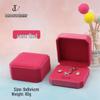 Velvet Octagonal Jewelry Box: Multi-use Storage for Rings, Earrings, Necklaces