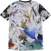 adidas Женская футболка Originals с цветочным принтом, круглым вырезом и коротким рукавом, Топы CY7370