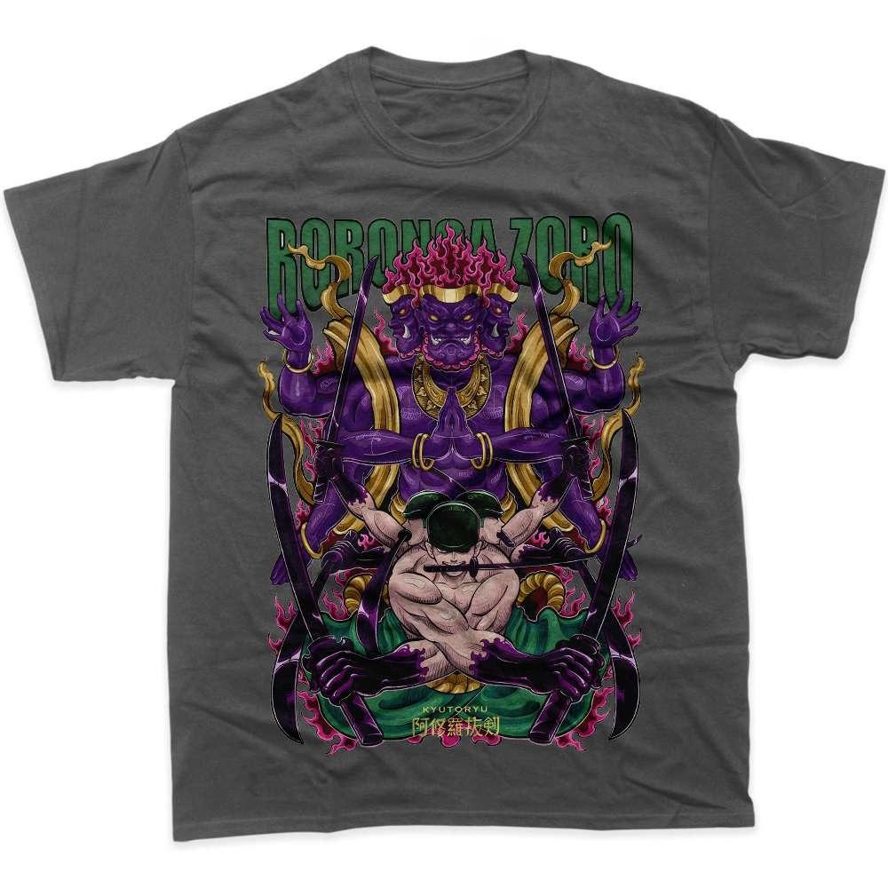 One Piece Unisex Unisex Cotton Tshirt Roronoa Zoro Summer Anime Tee 2026 Summer Shortsleeved Retro Harajuku Y2k Streetwear Tops