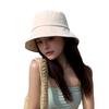 Spring and Autumn New Hat Women's Small Fresh Split Fork Bow Bucket Hat Summer Thin Sunscreen Basin Hat