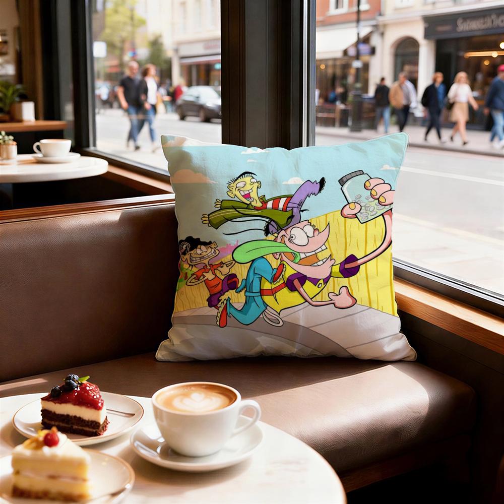 Cartoon Ed Edd N Eddy Cushion Cover Decorative Cushions Covers Cover Sofa x Pillow Piece x x Pillowcase