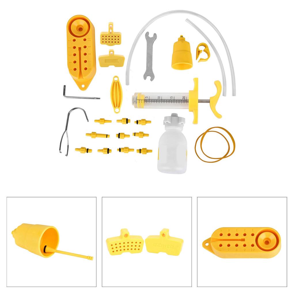 Hydraulic Bicycle Bike Disc Brake Mineral Oil Bleed Repair Tool Kit